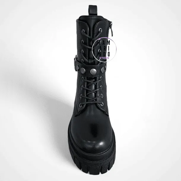 Botas negro eco cuero K27