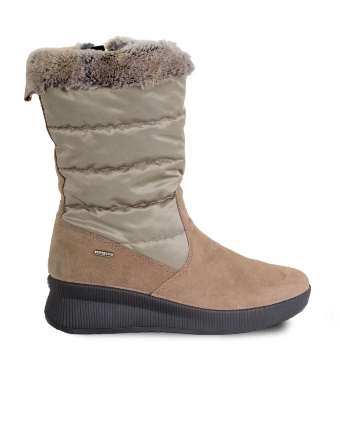 Botas Pelo Acolchadas Impermeables Taupe IMAC