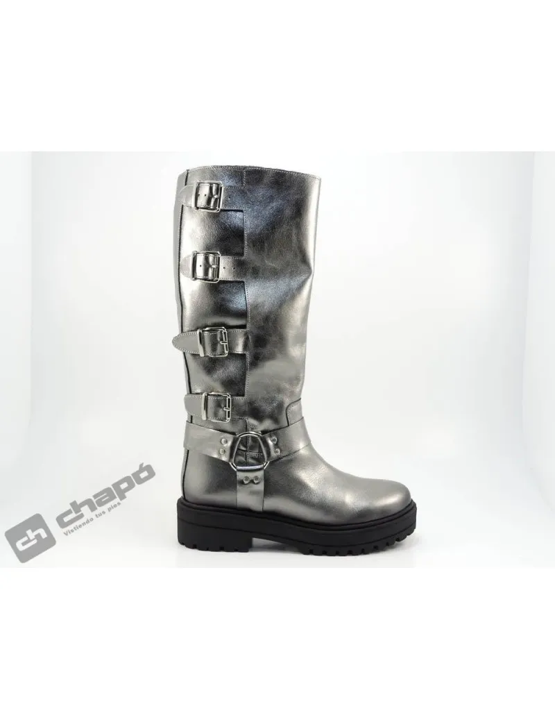 Botas Plata  Motera