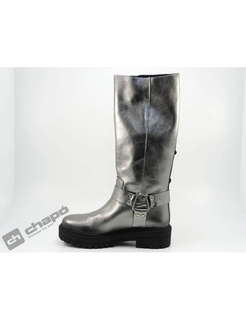 Botas Plata  Motera
