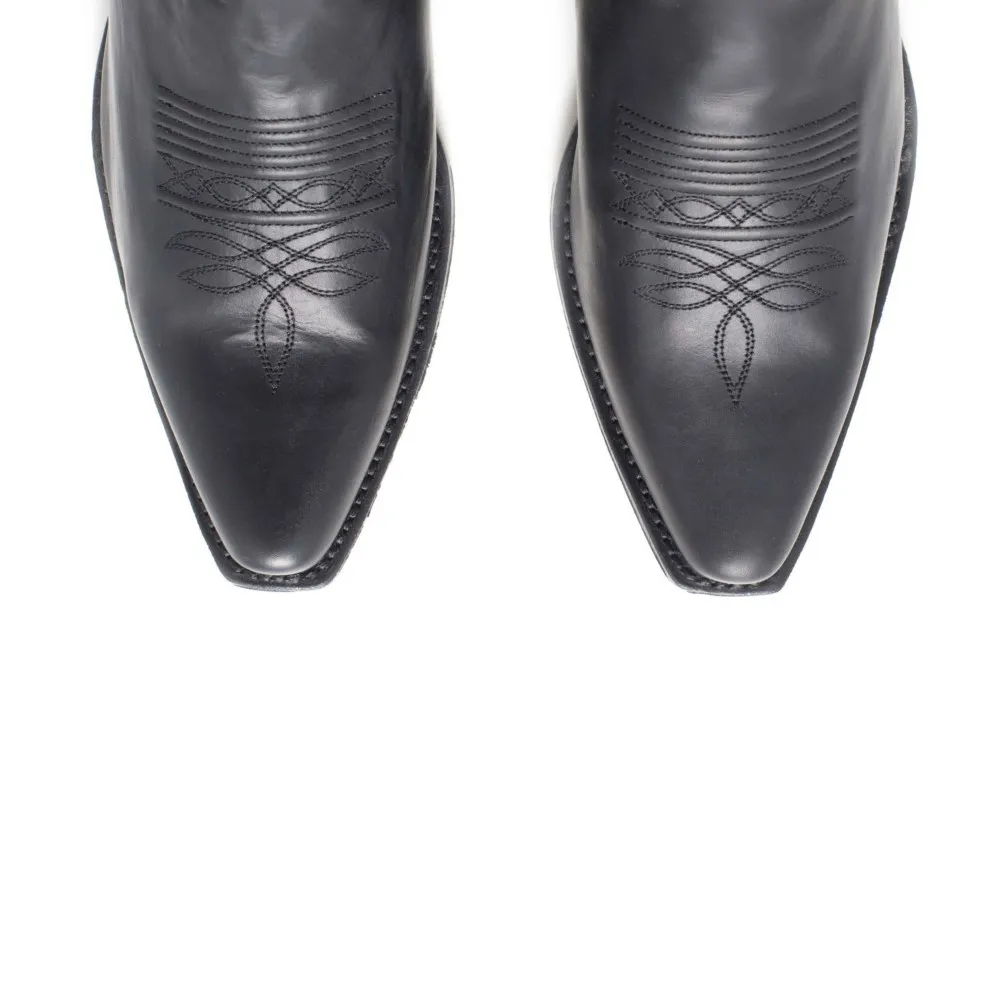 Botas Sendra 12632 Lucky Western para hombre en cuero negro