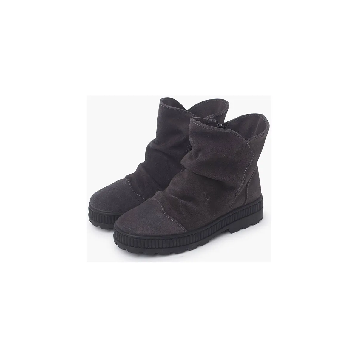 botas serraje efecto arrugado