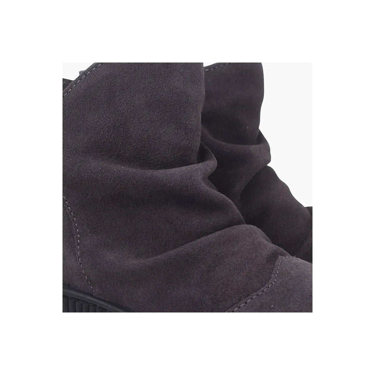 botas serraje efecto arrugado