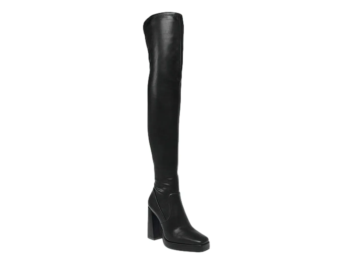 Botas Steve Madden Bourbon Negro Para Mujer