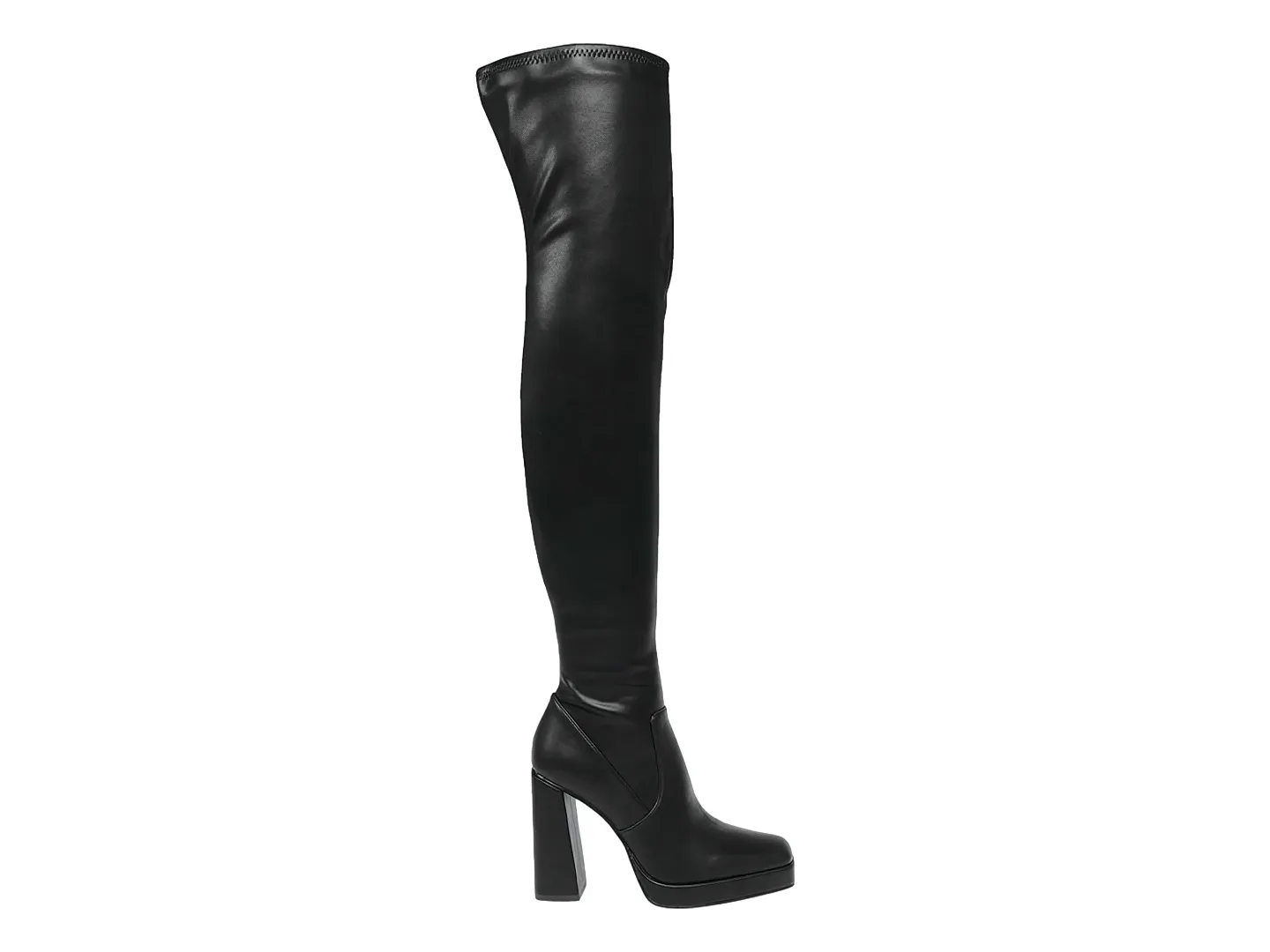 Botas Steve Madden Bourbon Negro Para Mujer