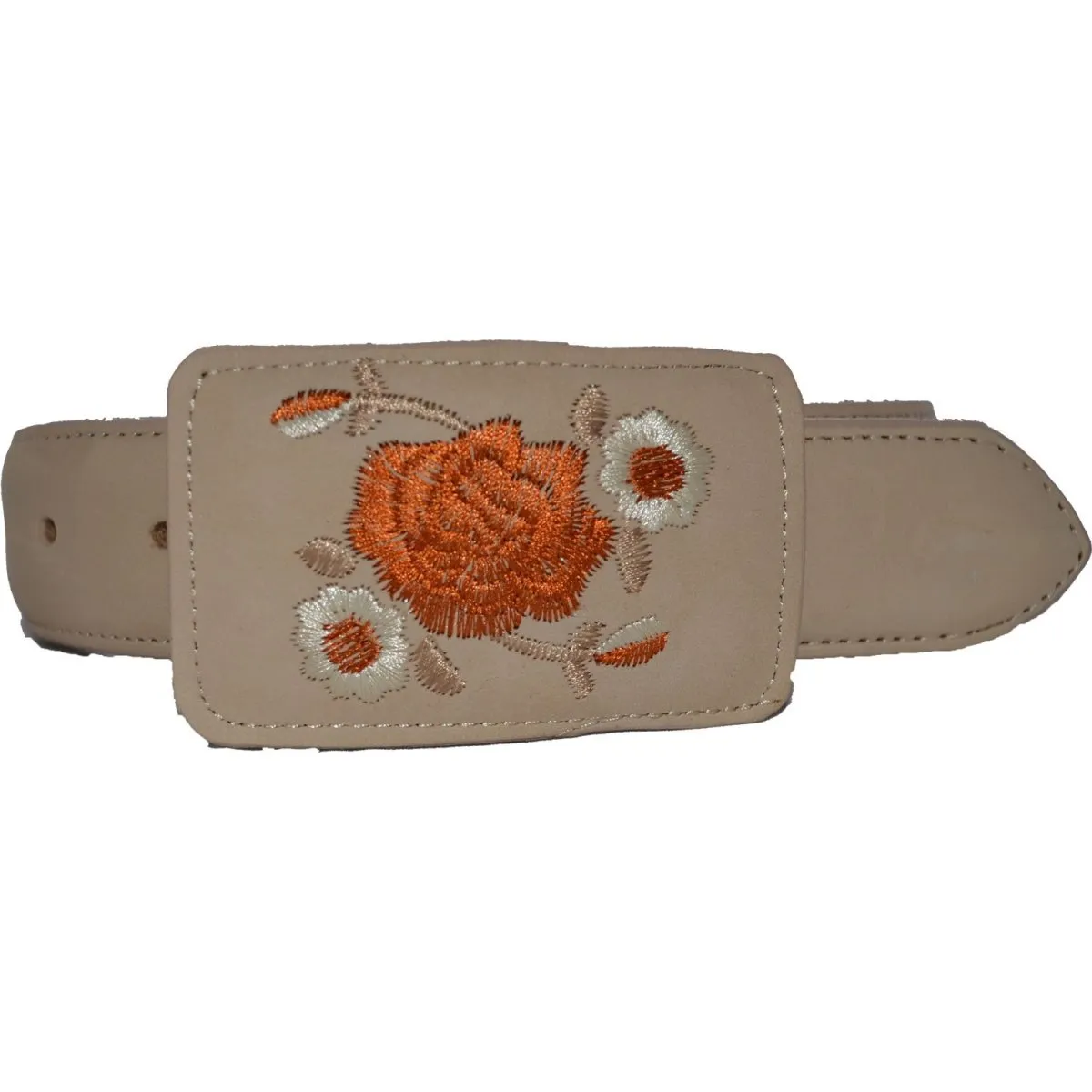 BOTAS VAQUERAS DE CUERO PARA DAMA ACABADO NOBUCK EN HUESO ROD41504