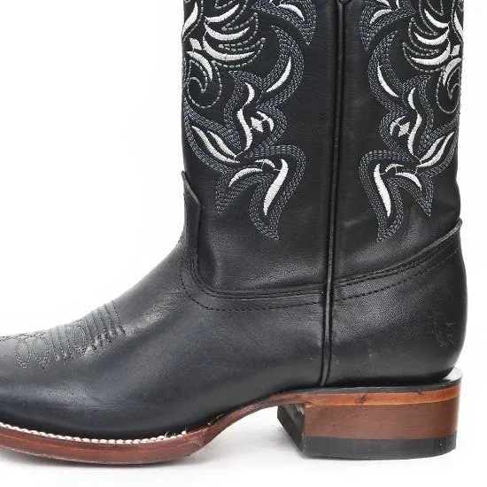 BOTAS VAQUERAS DE CUERO VERGEL EN PUNTA CUADRADA PARA DAMA LAB3228905