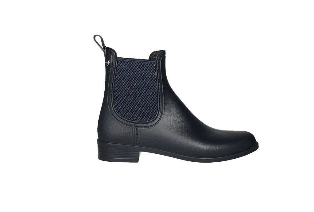 Botin Agua Marino Mate Elasticos Lados