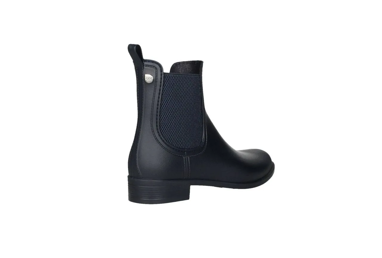 Botin Agua Marino Mate Elasticos Lados