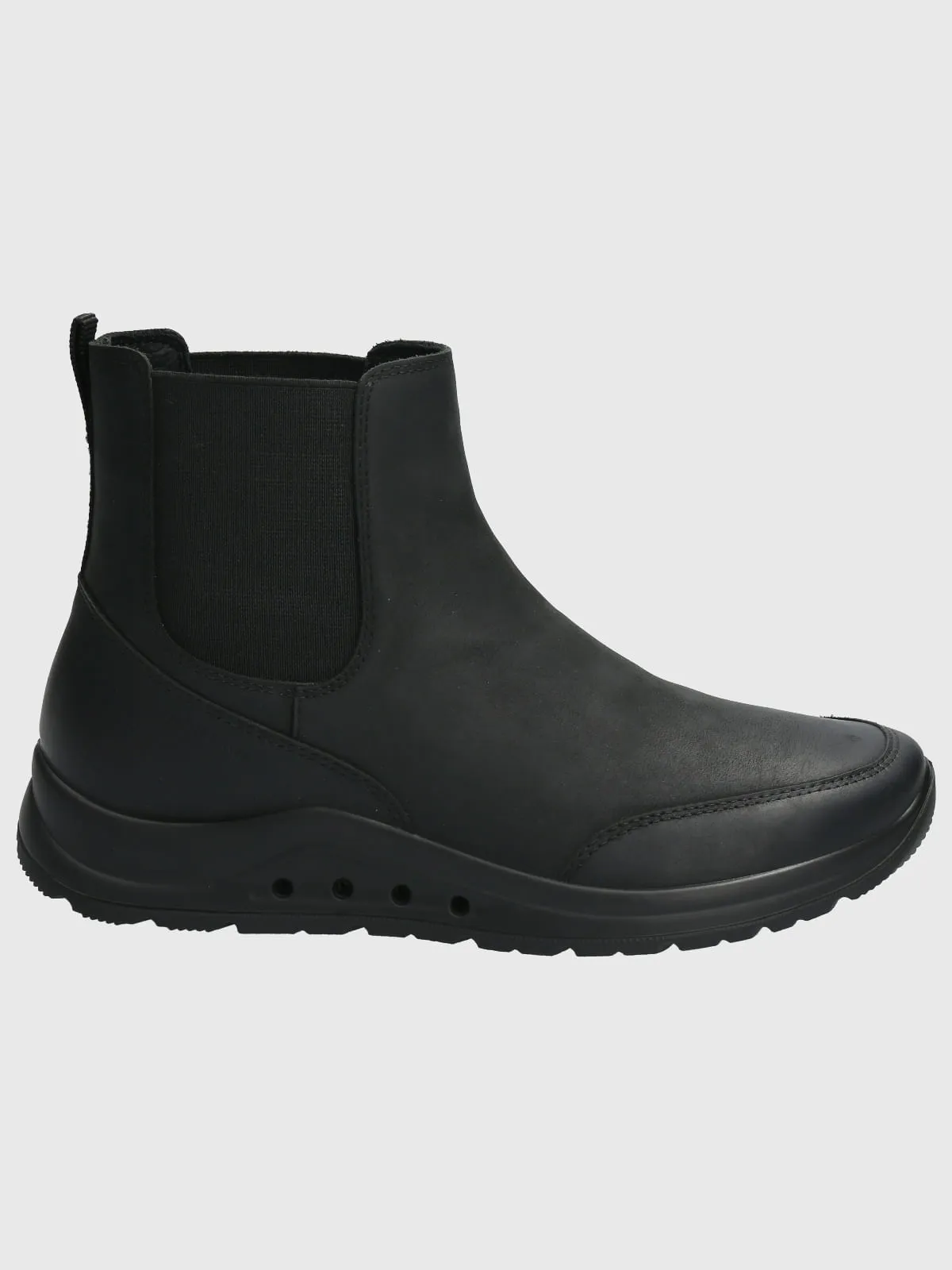 Botin Cuero Mujer Coley Negro