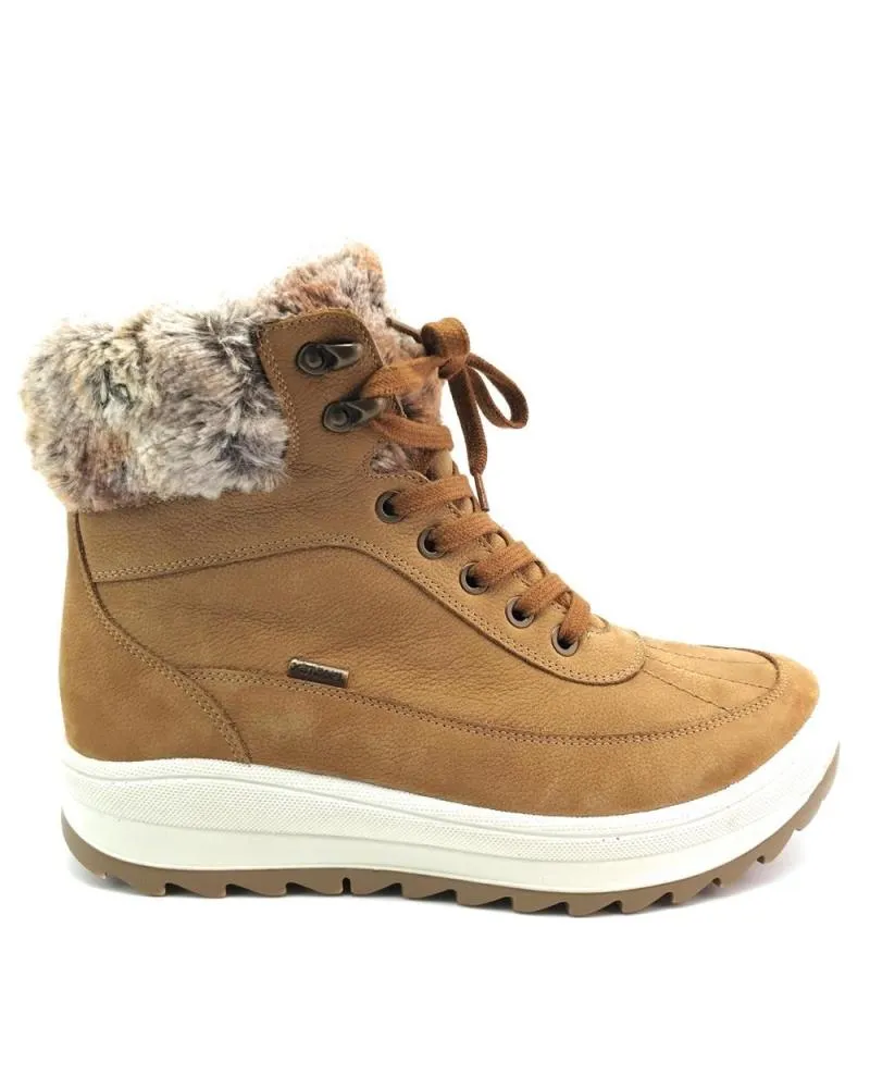 Botines de Mujer IMAC 259068 SERRAJE CUERO CAMEL