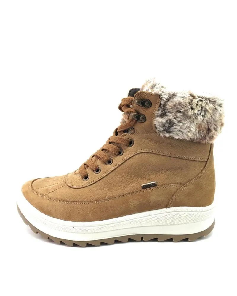 Botines de Mujer IMAC 259068 SERRAJE CUERO CAMEL