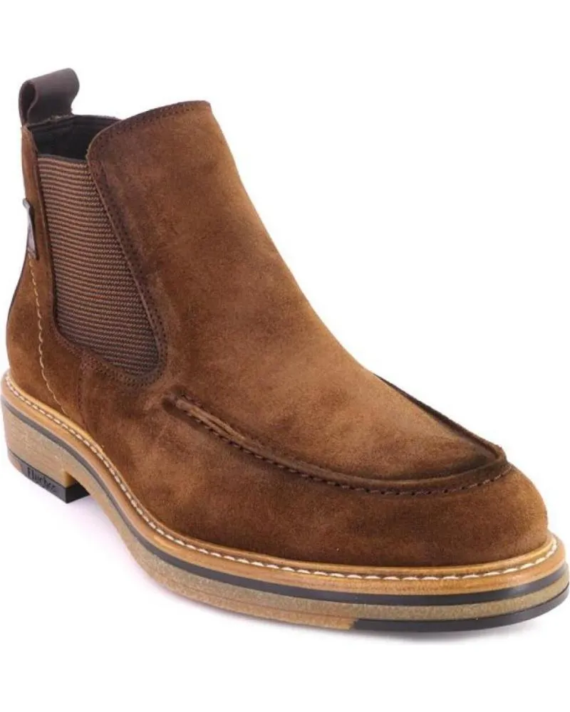 BOTINES FLUCHOS  DE HOMBRE F1821 BOTAS DE HOMBRE ANTESERRAJE  CUERO