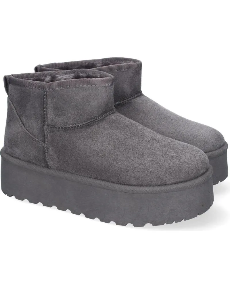 Botines PUNTOSALAO  de Mujer BOTAS AUSTRALIANAS DE PLATAFORMA Y PELO PARA MUJER COLOR GRI  VARIOS COLORES