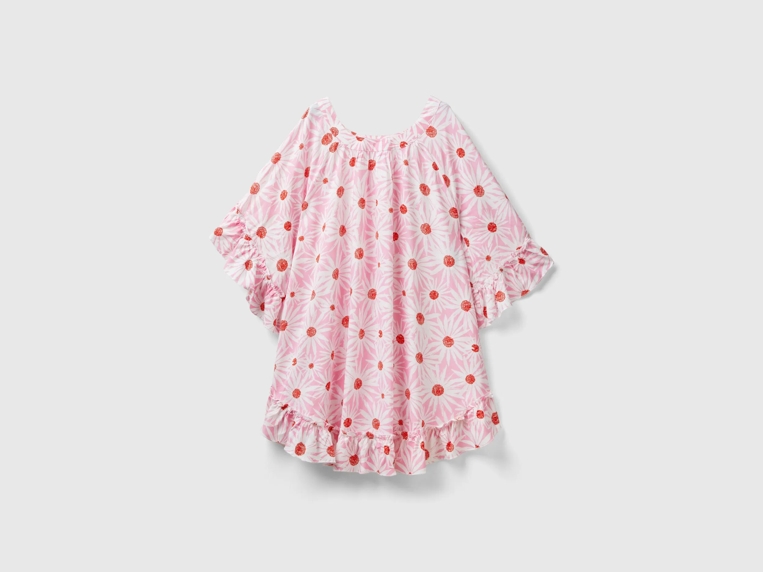 Caftán con estampado floral