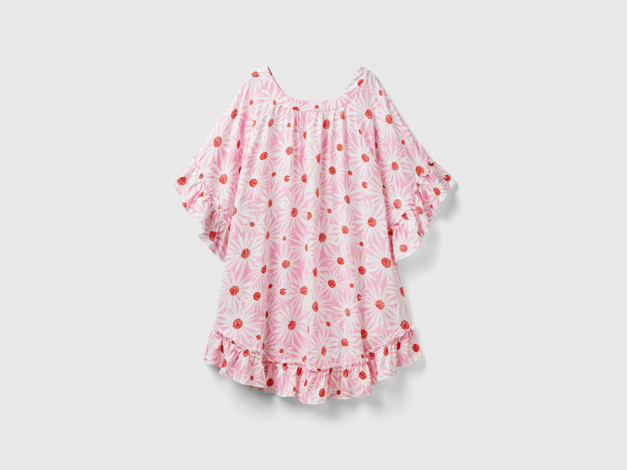 Caftán con estampado floral