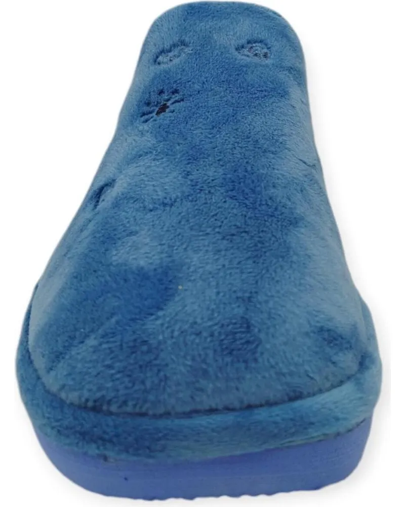 Calzado de casa BEREVERE  de Mujer ZAPATILLA CASA  AZUL