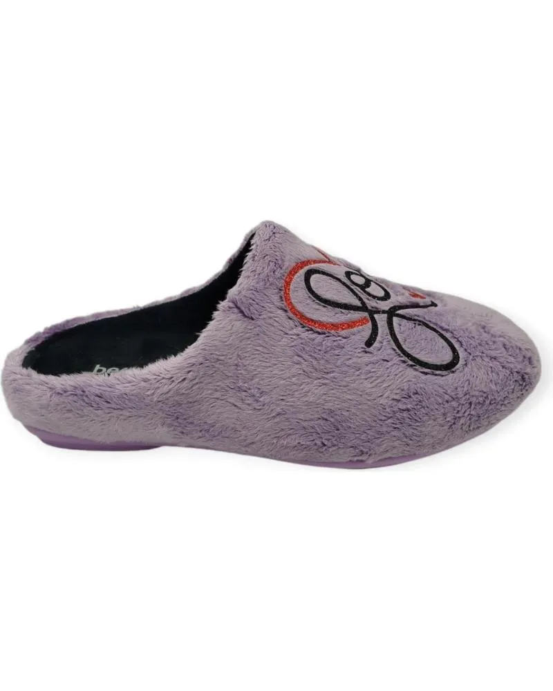 Calzado de casa BEREVERE  de Mujer ZAPATILLA CASA  MORADO