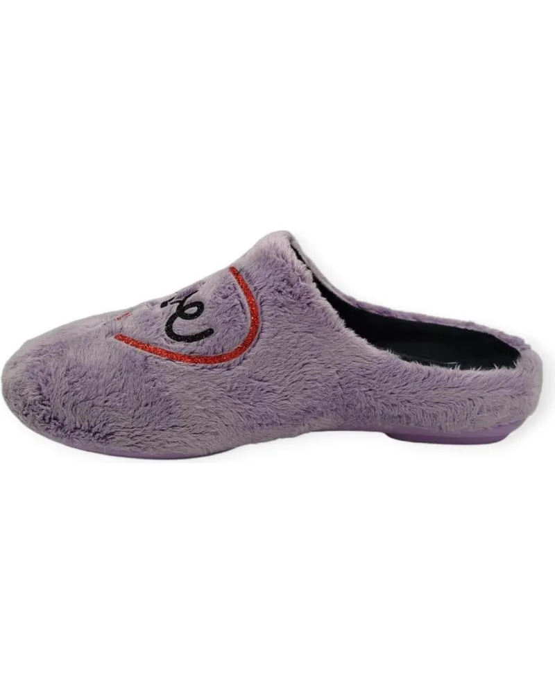 Calzado de casa BEREVERE  de Mujer ZAPATILLA CASA  MORADO