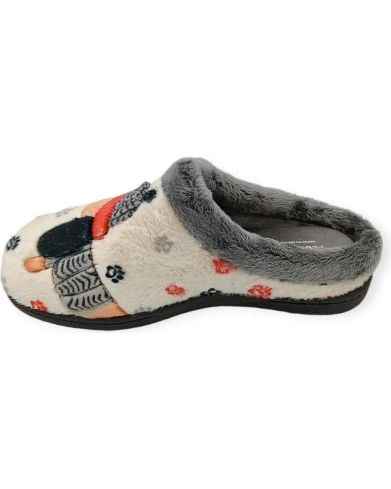 Calzado de casa ROAL  de Mujer ZAPATILLA CASA  BEIGE