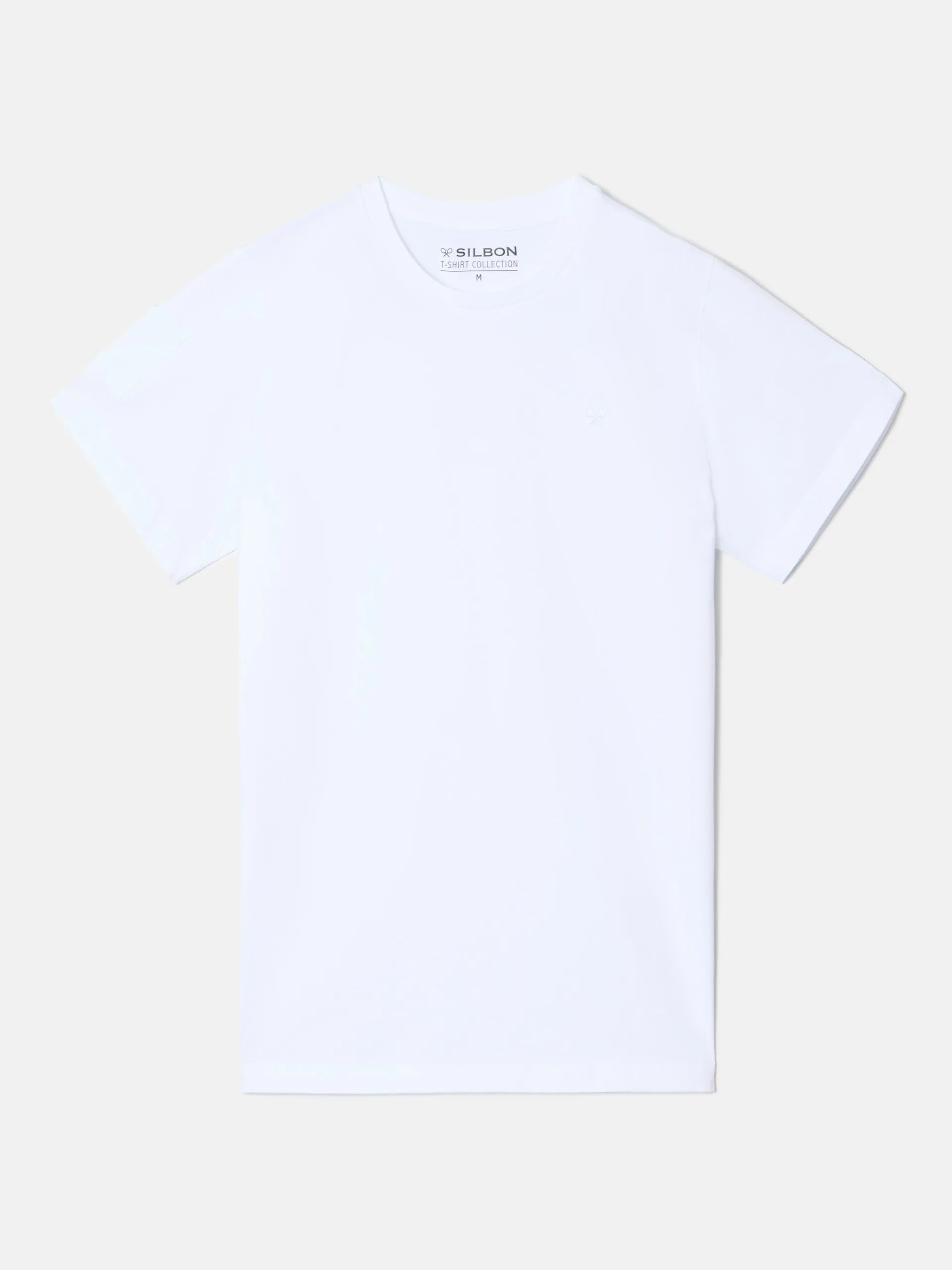Camiseta bolsillo manga blanca