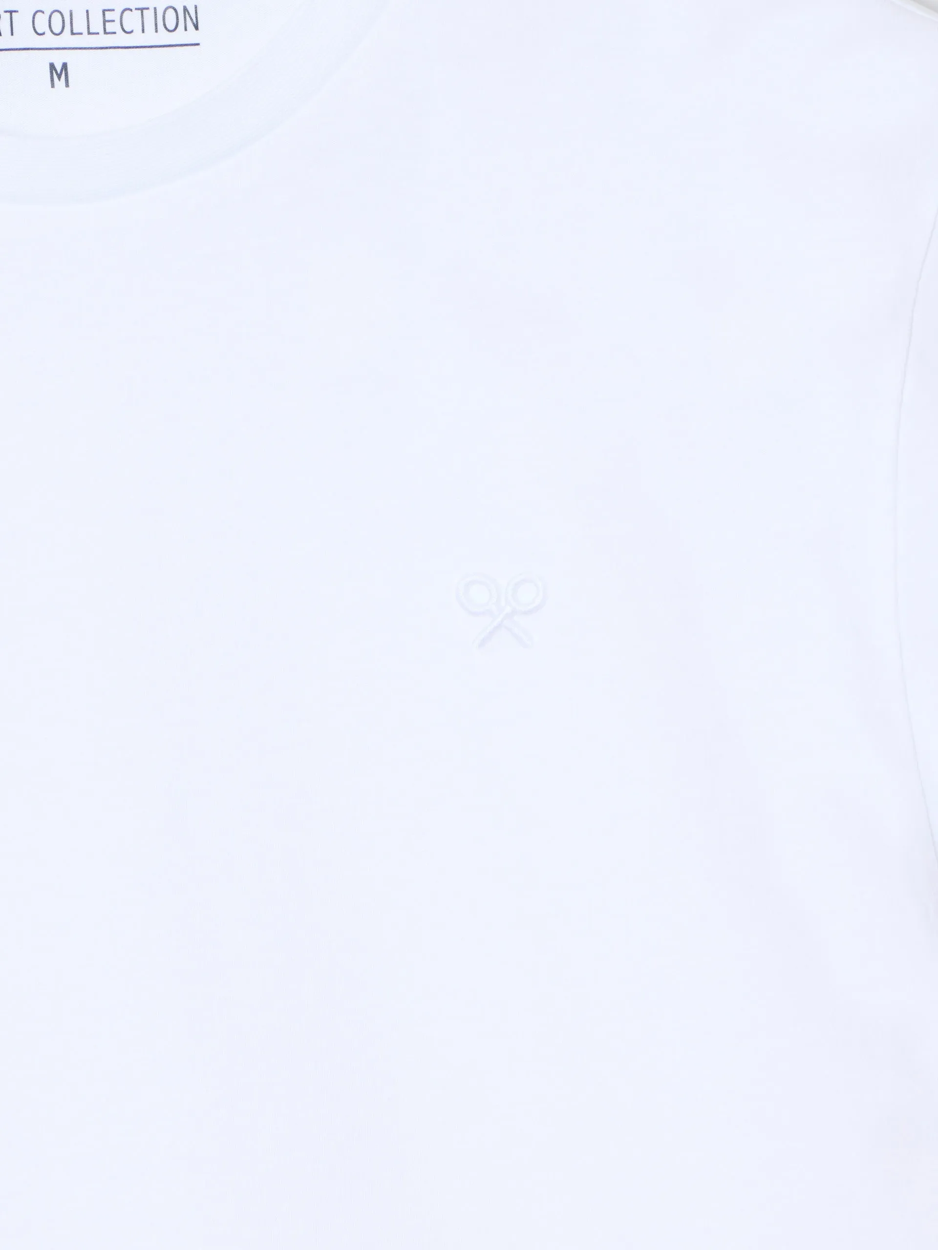 Camiseta bolsillo manga blanca