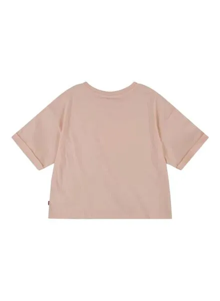 Camiseta Levis Meet and Greed Rosa para Niña