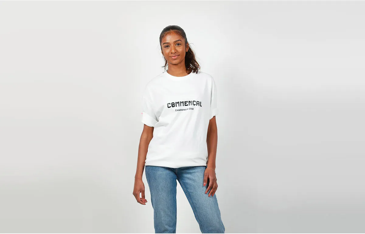 CAMISETA MANGA CORTA COMMENCAL CORPORATE WHITE