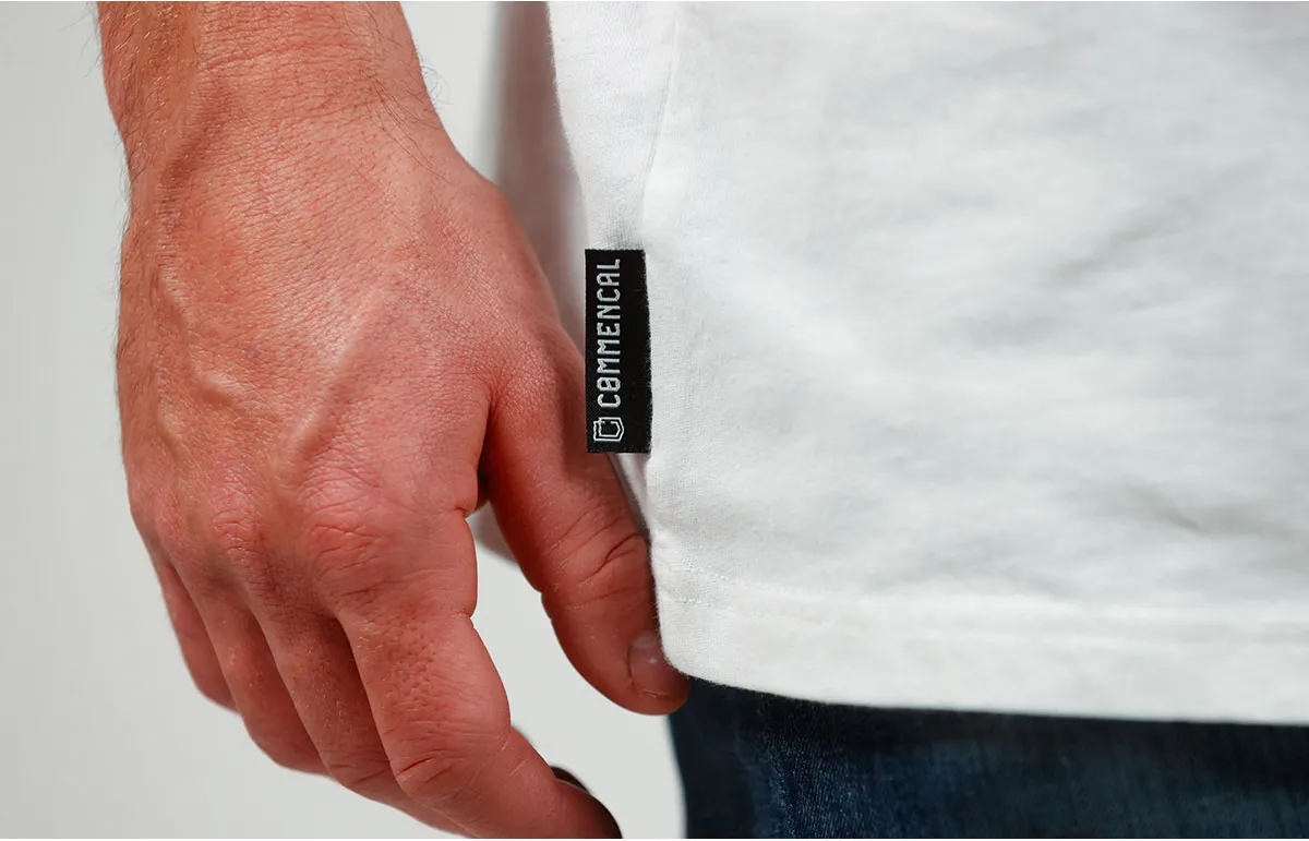 CAMISETA MANGA CORTA COMMENCAL CORPORATE WHITE