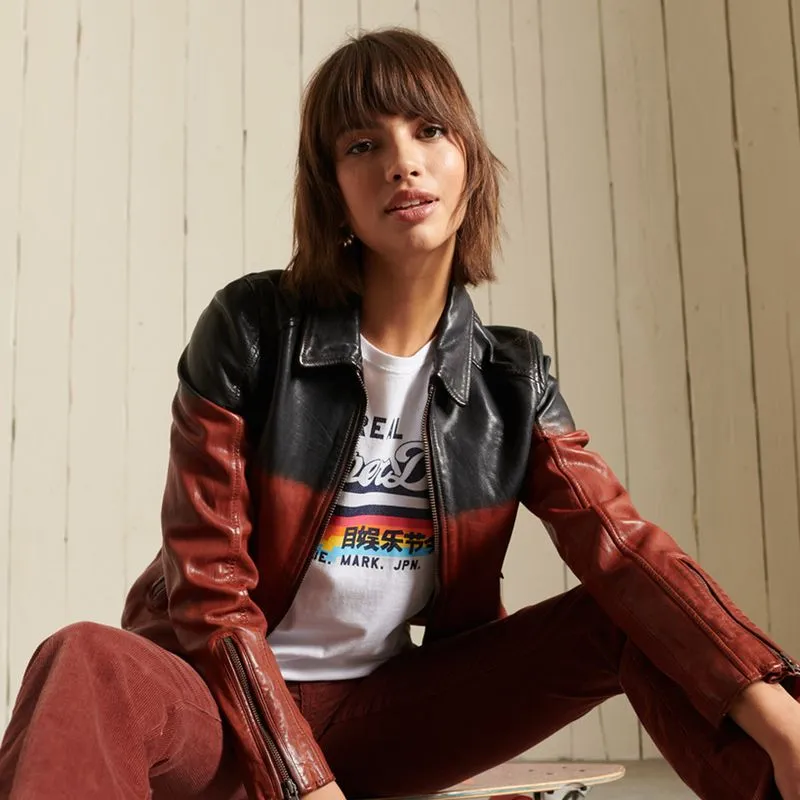 Camiseta Manga Corta Para Mujer Vl Superdry 32411