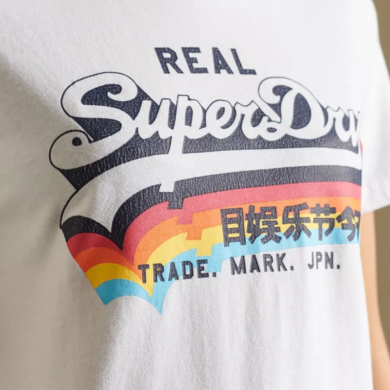 Camiseta Manga Corta Para Mujer Vl Superdry 32411