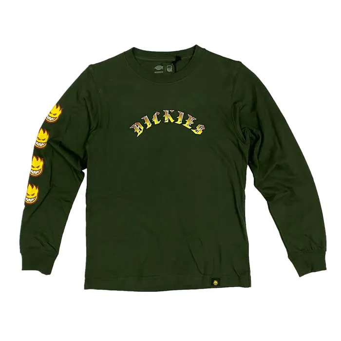 Camiseta Manga Larga DICKIES X SPITFIRE Olive Junior