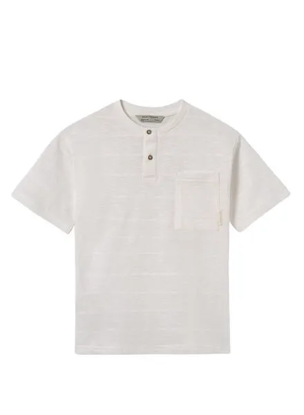 Camiseta Mayoral Estructura Rayas Blanco para Niño