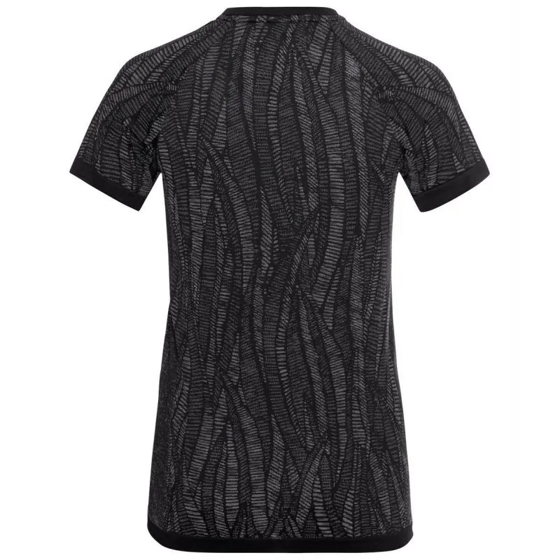 CAMISETA ODLO BLACKCOMB LIGHT (NEGRO  TINTE ESPACIAL) MUJER