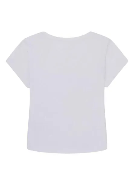 Camiseta Pepe Jeans Nicolle Blanco para Niña