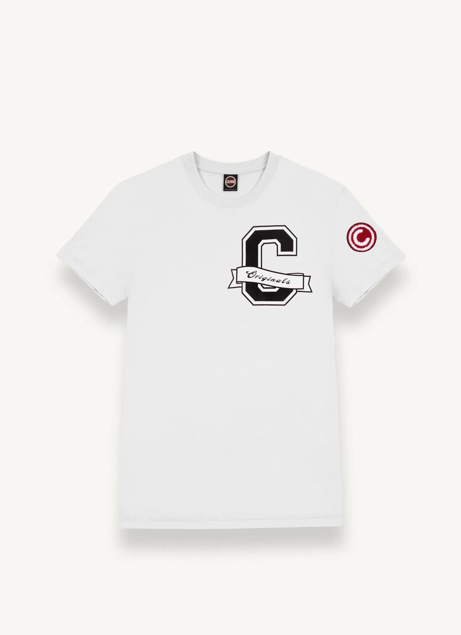 Camiseta universitaria de manga corta