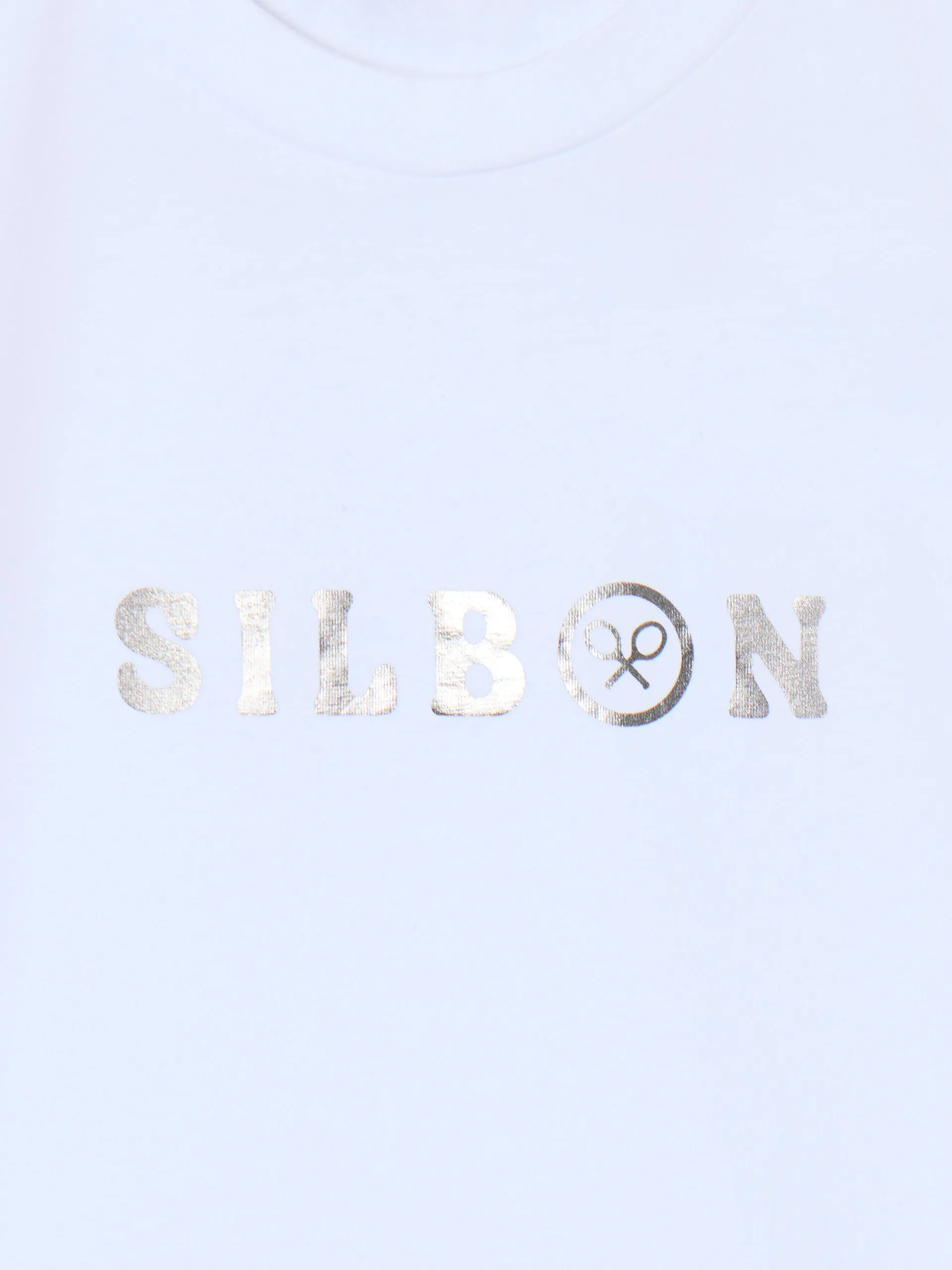 Camiseta woman manga roll out silbon plata