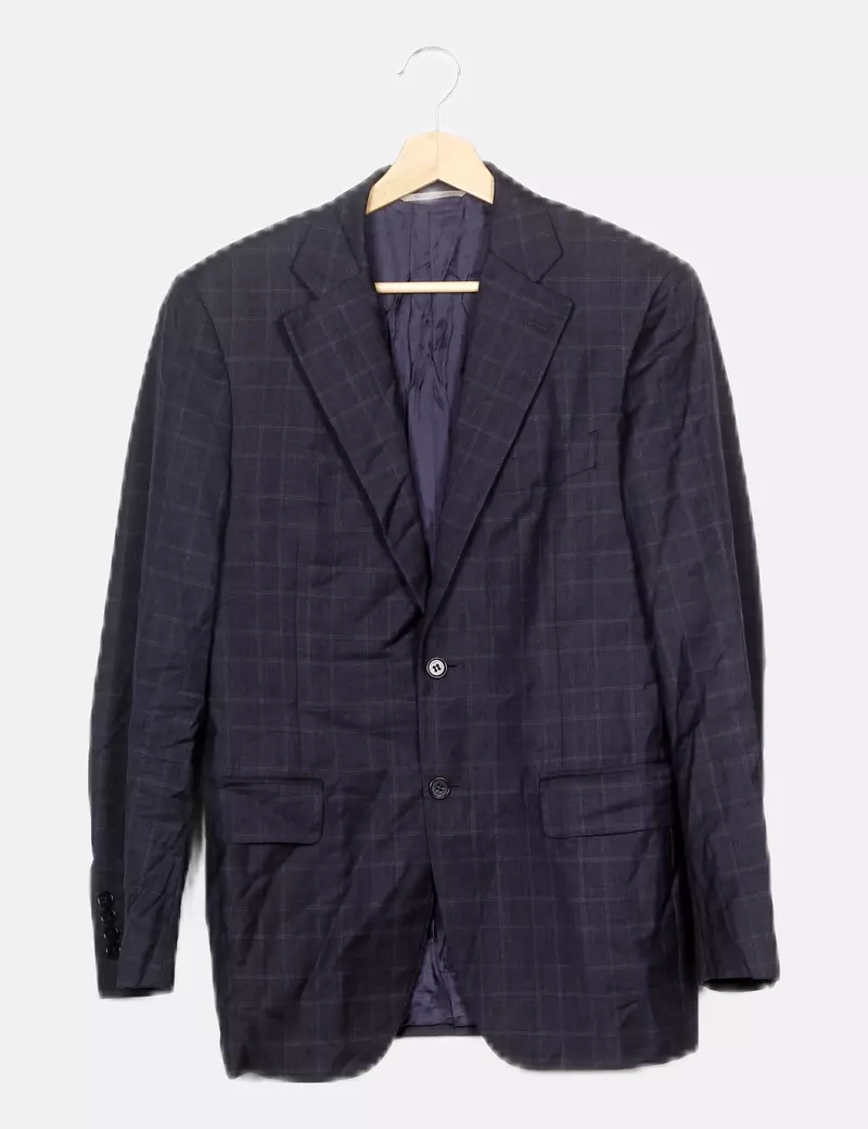 Canali Americana azul marino cruzada