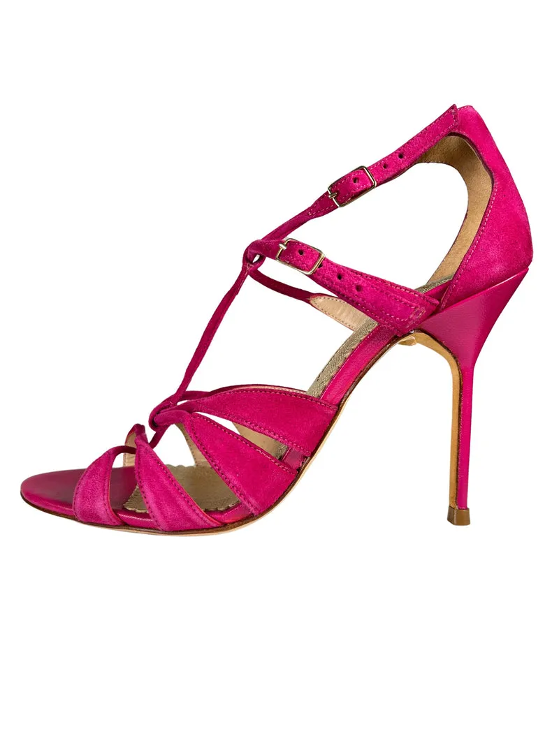 CAROLINA HERRERA Taco Alto Cuero