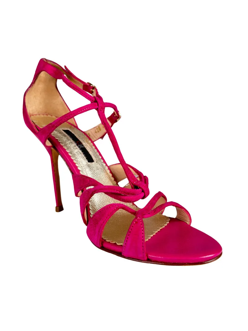 CAROLINA HERRERA Taco Alto Cuero