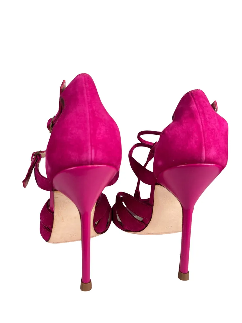 CAROLINA HERRERA Taco Alto Cuero