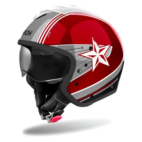 Casco Airoh J 110 Command Burgundy 
