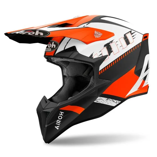 Casco Airoh Wraaap Feel Orange Matt 
