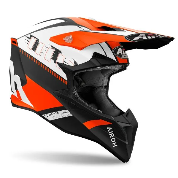 Casco Airoh Wraaap Feel Orange Matt 