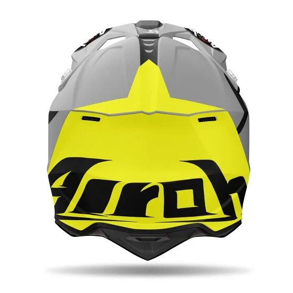 Casco Airoh Wraaap Reloaded Yellow Matt 