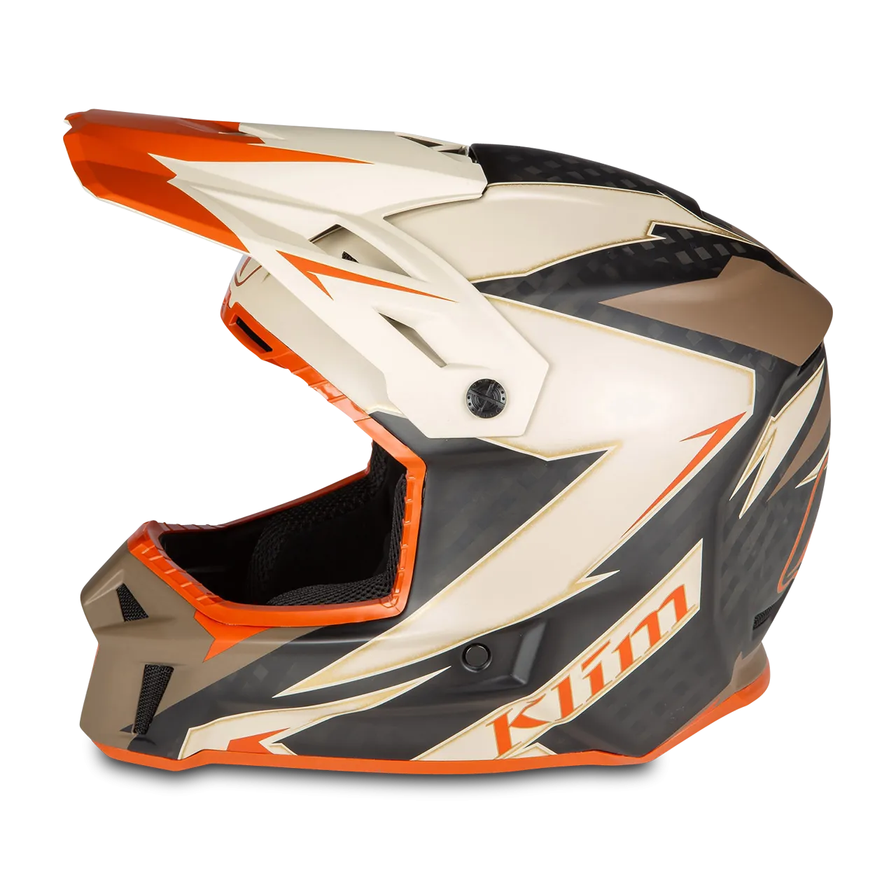 Casco de Cross Klim F3 Carbon Lightning Peyote 