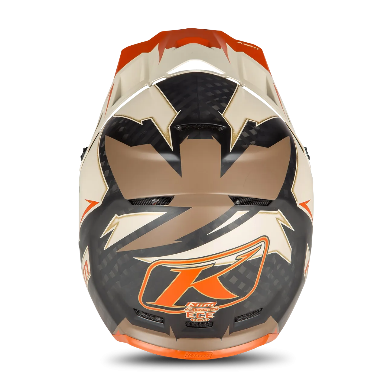 Casco de Cross Klim F3 Carbon Lightning Peyote 