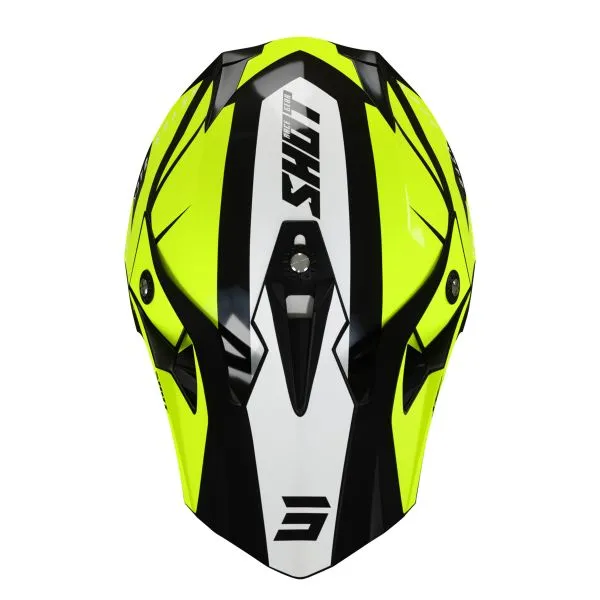 Casco SHOT Pulse Revenge Black Neon Yellow White 