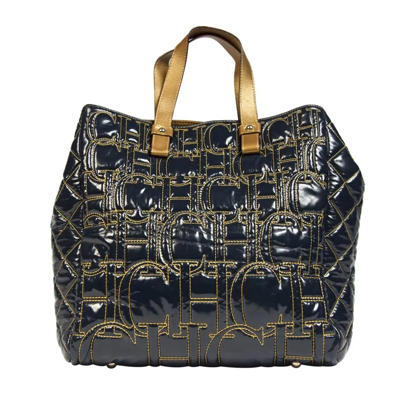 CH Bolso Shopping Azul Charol
