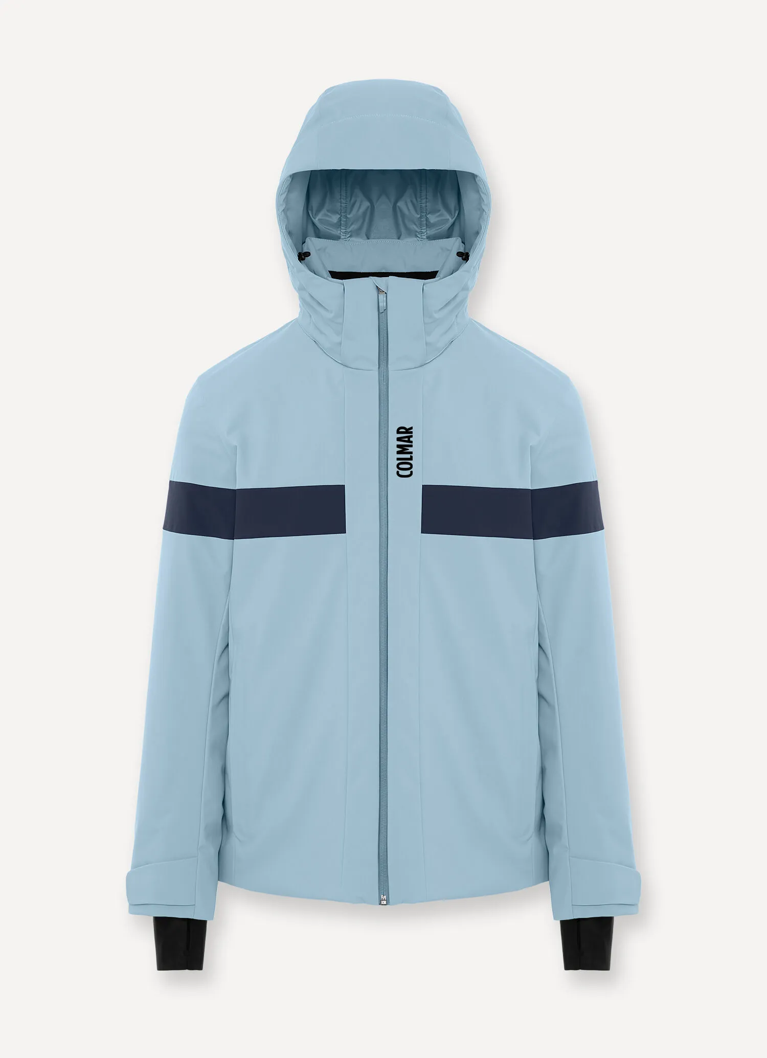 Chaqueta de esquí con inserción bicolor